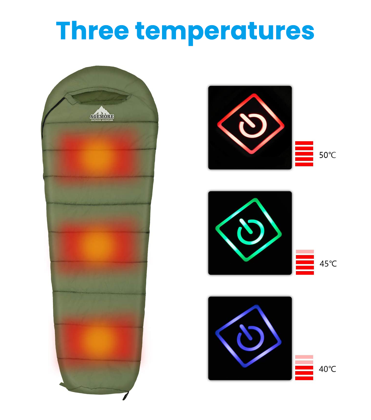 Ultralight Heating Sleeping Bag