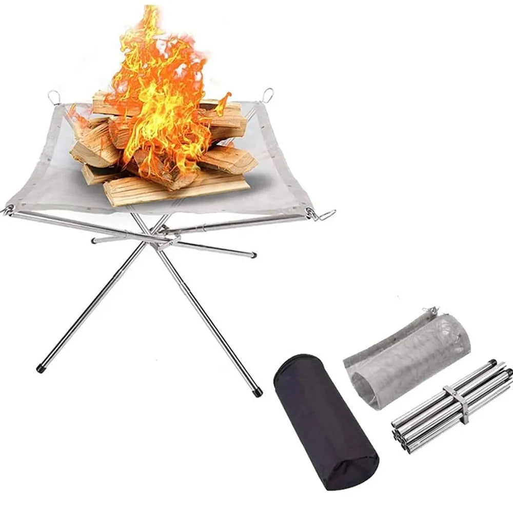 Stainless Steel Portable Fire Pit