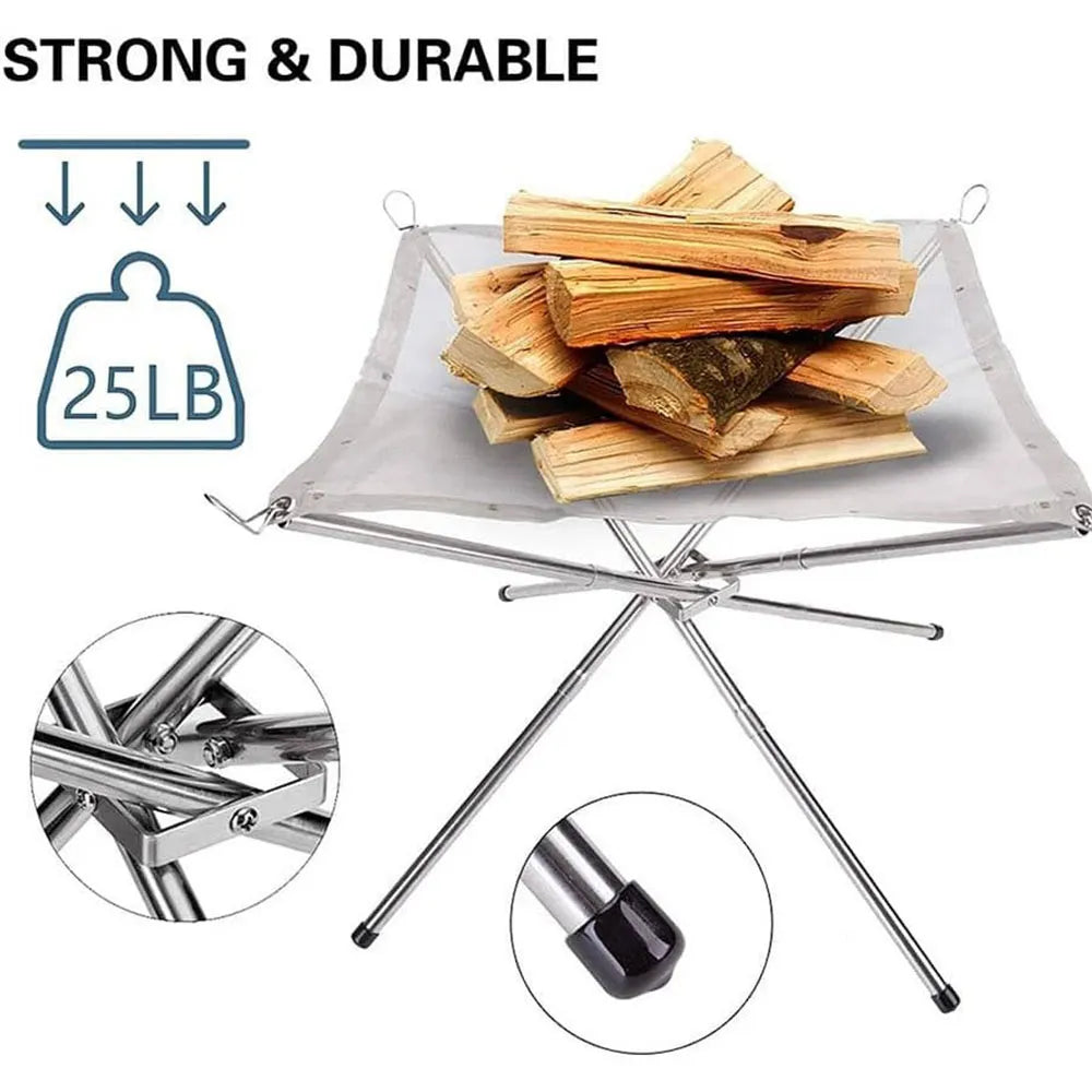 Stainless Steel Portable Fire Pit